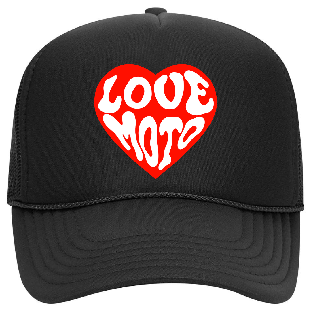 Love Moto Trucker Hat